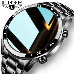 LIGE 2020 New Smart Watch Men Full Touch Screen Sports Fitness Watch IP68 Waterproof Bluetooth For Android ios Smartwatch Mens