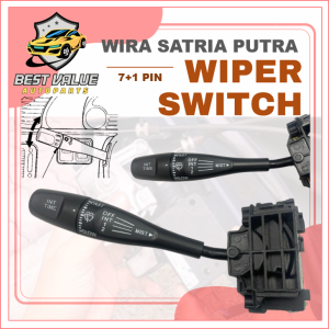 PROTON WIRA SATRIA PUTRA TURN SIGNAL SWITCH WIPER SWITCH ONLY HEADLAMP SWITCH WINDSHEILD WIPER SWITCH SIGNAL LAMP DRIVER