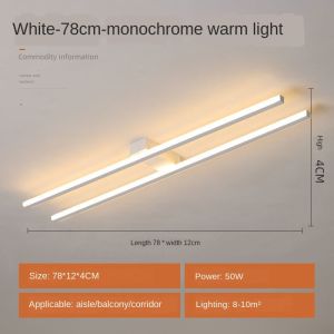 Nordic chandelier ceiling light Modern creative long strip LED ceiling lamp chandelier bedroom lamp corridor lightFast shipping