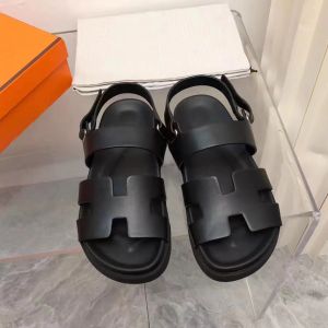 [Free Shipping] New Summer Sandals For Women Available In Large Sizes With A Single-Strap Design Hook-And-Loop Fasteners And A Casual Open-Toe Roman Style