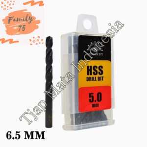 Mata bor besi 65mm HSS Tjap Mata Drill bits 6.5 MM Cap Mata hss