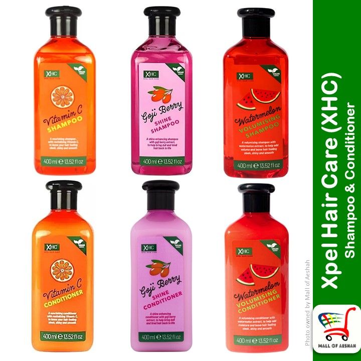[Imported from Europe] Xpel Hair Care (XHC) Shampoo and Conditioner