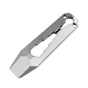 Small Titaniums Alloy Pry Bar Compactly Portable Wrench Screwdriver Keyring Accessory For Travel Backpacking Hiking