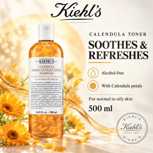 Kiehls Calendula Herbal‑Extract Alcohol‑Free Toner Soothe Calm Oil‑Control (500ml)