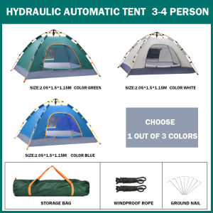 3/4/6 person Foldable Automatic Camping Tent Two-door Sunproof Pop up Tent Quick Open Camping tents for camping waterproof