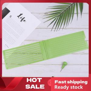 🚚【Local Express Delivery】🚚 1Set 9 Lines 30 Cells Practical School Plastic Braille Portable Writing Slate With Stylus