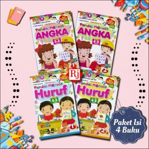 (SJ) Paket Pandai Menulis Angka Isi 2 Buku