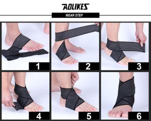 Ankle Support AOLIKES Perban Pergelangan Lengan Kaki 70 cm Engkel Strap Kaki
