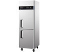 TURBOAIR KF25-2 SS Kitchen Refrigeration Upright Freezer 2 Pintu - Kulkas Berdiri Stainless Steel Freezer Untuk Menyimpan Daging & Ikan. 