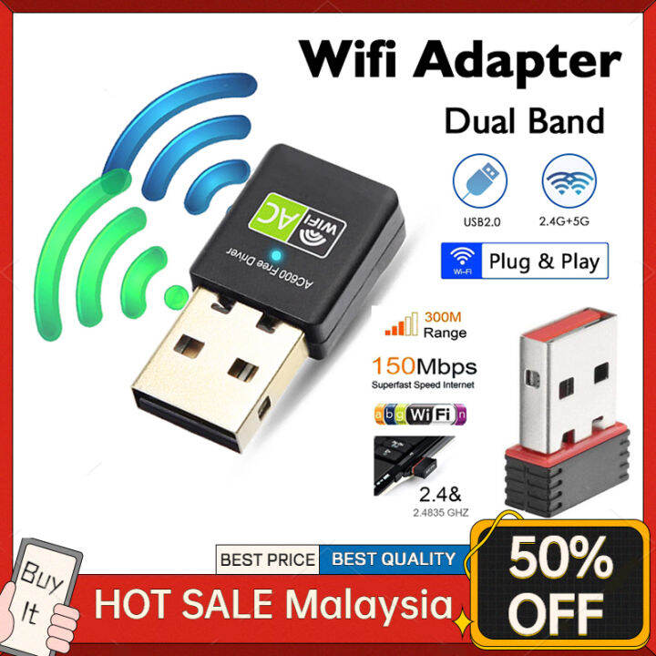 Wireless 150Mbps Wifi USB Adapter WiFi Receiver 802.11n 150M Network ...