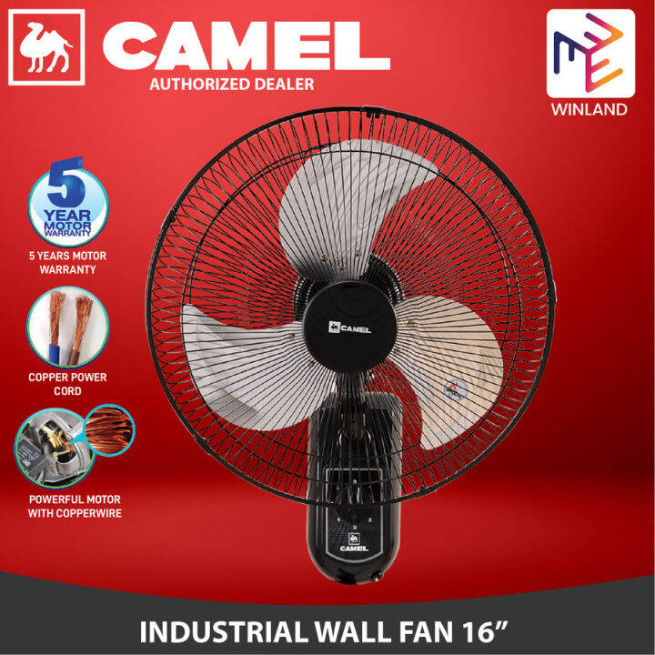 Camel by Winland Industrial Wall Fan Wallfan 16 Electric Fan ...