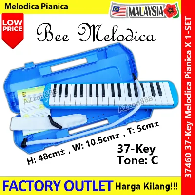 Bee 37-Key Melodica Pianica ToneC with PVC Hard Case #Bee #37Key #Melodica #Pianica #37460 #口风琴 #MelodicaPianica