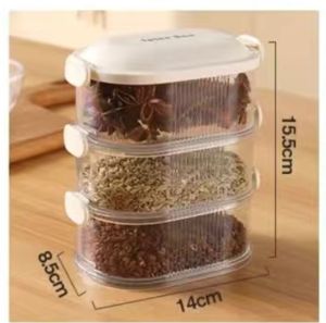 WADAH TOPLES MAKANAN WADAH TEMPAT PENYIMPANAN BUMBU DAPUR SERBAGUNA