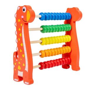 Preschool Classroom Math Tool Wooden Abacus Counting Frame for Addition Subtraction Practice