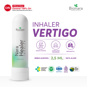 NARA HEALER Inhailer Aromaterapi | Atasi Vertigo aromatherapy inhaler oil Inhaler Sinusitis Aromaterapi Anxiety Belah Samping Anak Alami Ibu Hamil