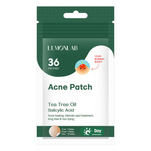 LEMONLAB Pimple Patch 36pcs Waterproof Hydrocolloid Acne Patch Tea Tree Oil + Salicylic Acid