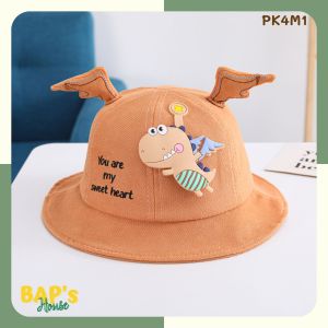 Mũ Cho Bé Trai Bé Gái  Nón Bé Trai Bé Gái 6 Tháng Đến 2 Tuổi Cánh Khủng Long Nhiều Màu Lựa Chọn BAPs House PK4