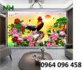 Mẫu tranh gạch 3d ốp tường phòng khách - DCNNM65. 