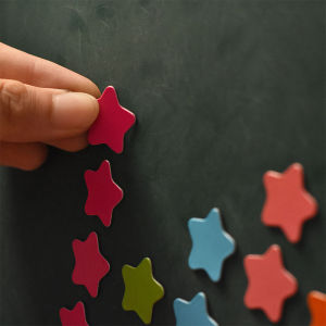[Energetic] 20pcs Star แม่เหล็กกระดานดำสติกเกอร์ตู้เย็นแม่เหล็กเด็กแข่งแม่เหล็ก