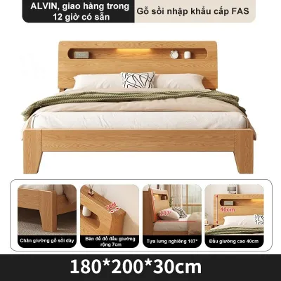 BMZAR Giường Ngủ Giường Pallet Gỗ Thông Mới Đẹp Chất Lượng gỗ thật 100%1m8/1m5/1m2 giảm giá 50%