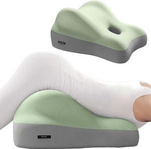 Butt Cushion for Couples Pillow Couple Hip Intimacy Pillow Ergonomic Wedge Cushion Memory Foam Support Full Body Design to Deeper Connection Bed Pillow Ideal for Reading Sitting and Lying (Beige)
