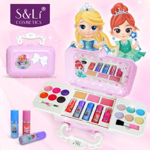 Girl Cosmetic Box เครื่องสำอางเด็ก ชุดแต่งหน้าของเล่นเด็กผู้หญิง ชุดแต่งหน้าเด็กลายเจ้าหญิงดิสนีย