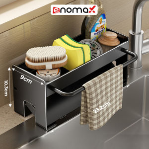 Kệ để rẻ rửa bát Enomax đựng đồ rửa chén treo bồn rửa bát chât liệu Thép Carbon trọn đời không gỉ sét. Bảo hành 10 năm (Eno 0162)