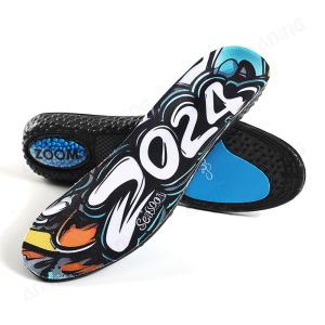 Sports insoles Shock Absorption Carbon  Running Sport Shoes Pad Air Cushion Elastic Insole