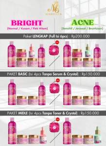 Paket Glowing Wajah Dengan Skincare MBC Mbeauty Harga Best Seller Disocunt Up To 10% BPOM COD