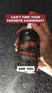 Suavecito Grooming Non-Aerosol Hairspray for Men - 8 oz - Classic Barber Scent Medium Shine Strong Hold Hair Spray - Works on all Hair Types & Textures
