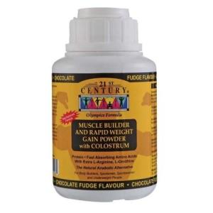 21ST Century Muscle Builder & Rapid Weight gain Powder with Colostrum 250g