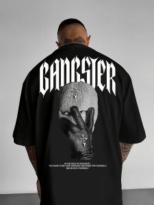 MenS Streetwear Graphic T-Shirt Concerts Festivals - MenS Breathable Summer Top Street Fashion Festival Clothing Crew Neck Comfortable Fit Concert Wear Geometric Pattern Soft Material Streetwear Young Peoples Clothing