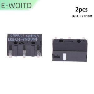 【E-WOITD】 สวิตช์ไมโครเมาส์2ชิ้น D2FC-F-7N D2FC-F-K 10ม. 20ม. (50ม.) -RZ D2F D2F-01 D2F-01F D2F-L D2F-F-3-7 D2F-FL D2F-01L