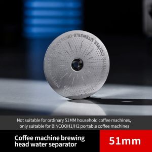 BINCOO Coffee Espresso Machine Brew Head Screen Portafilter Dispersion Net Stainless Steel Shower Espresso Extractor Replacement Accessories 51MM/58MM