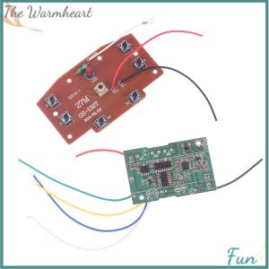 【The Warmheart】 6CH 2.4G Remote Control High Quality 27MHz Circuit PCB Transmitter Receiver Board For RC Car Remote Control Toys Parts