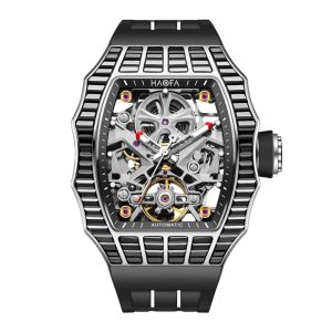 HAOFA 1983 TRAPEZOIDAL CRYSTAL AUTOMATIC WATCH