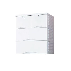 กว้าง50cmตู้เสื้อผ้าสีขาวแบบหลายชั้น วัสดุทำจากพลาสติกคุณภาพสูงเพิ่มความหนาพิเศษ 6ชั้น 5ชั้น4ชั้น3ชั้น