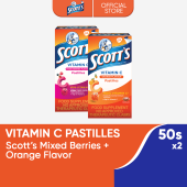 Scotts Pastilles Mixed Berries 50s with 100% Vitamin C Helps Support Normal Immune Function