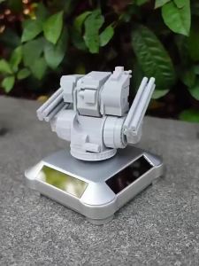 FFBH Solar Energy Ornaments Car Decoration Creative Rotatable Sculptures Interior Desktop Cool Model Sculptures Home Design 6B2Z9