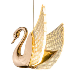 Nordic LED pendant light modern Swan shape chandeliers hanging lamp indoor lighting home decor living room bedroom light fixture