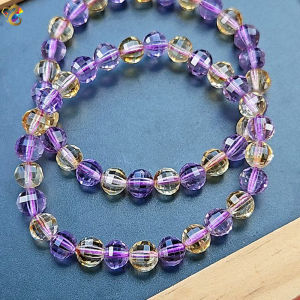 Premium Grade Ametrine Faceted Bracelet