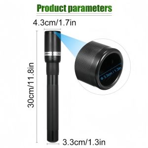 Pemanjang tongkat kolam renang ringan yang tidak licin dalam warna hitam aksesori praktis