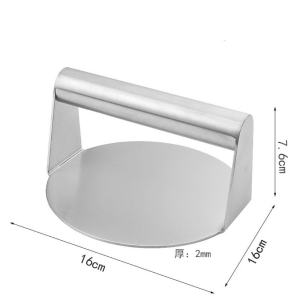 Stainless Steel Non-stick Burger Press Hamburger Patty Maker Kitchen Manual Mold