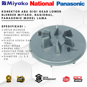 Konektor Abu Gigi Gear Lower Blender Miyako National Panasonic Model Lama