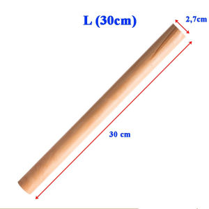 Dụng cụ làm bánh: Cây lăn bột cán bột bằng gỗ chống dính dạng thanh cho nhà bếp-ESTLA