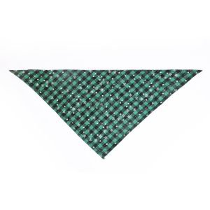 WAYNEG Plaid Christmas Pet Triangle Scarf Soft Polyester Cotton Dog Saliva Towel Pet Neckerchief Snow Print Dog Bandanas Christmas