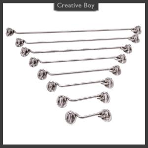 [Creative] Stainless Steel Cabin Hook And Eye Latch Lock Shed Gate Door Catch Silent Holder