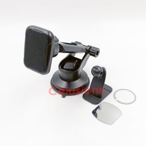 【SG Seller】✔️Magnetic Car Phone Holder✔️ Magnet Handphone Stand Suction Windshield Mount Bracket Extendable Arm