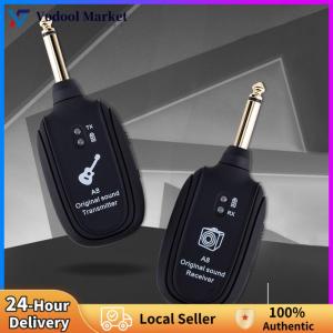 【Vodool】 Practical A8 Wireless System Guitar Pickup Audio Transmitter Professional Built-In Rechargeable Battery Instrument