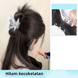 Jepit Rambut Palsu Wanita Wig WomenS Natural Capit Cakar Rambut Sanggul Hiasan Rambut Jepit Rambut